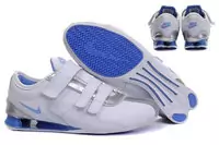 nike shox rival 3 femmes chaussures w-rvial3-15 blanc bleu taille 36-40